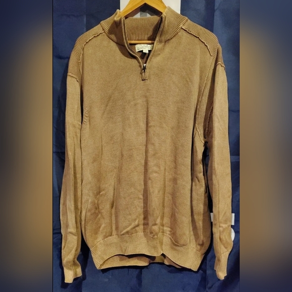 Legendary Quality Cabelas's Tan Sweater - Picture 1 of 5
